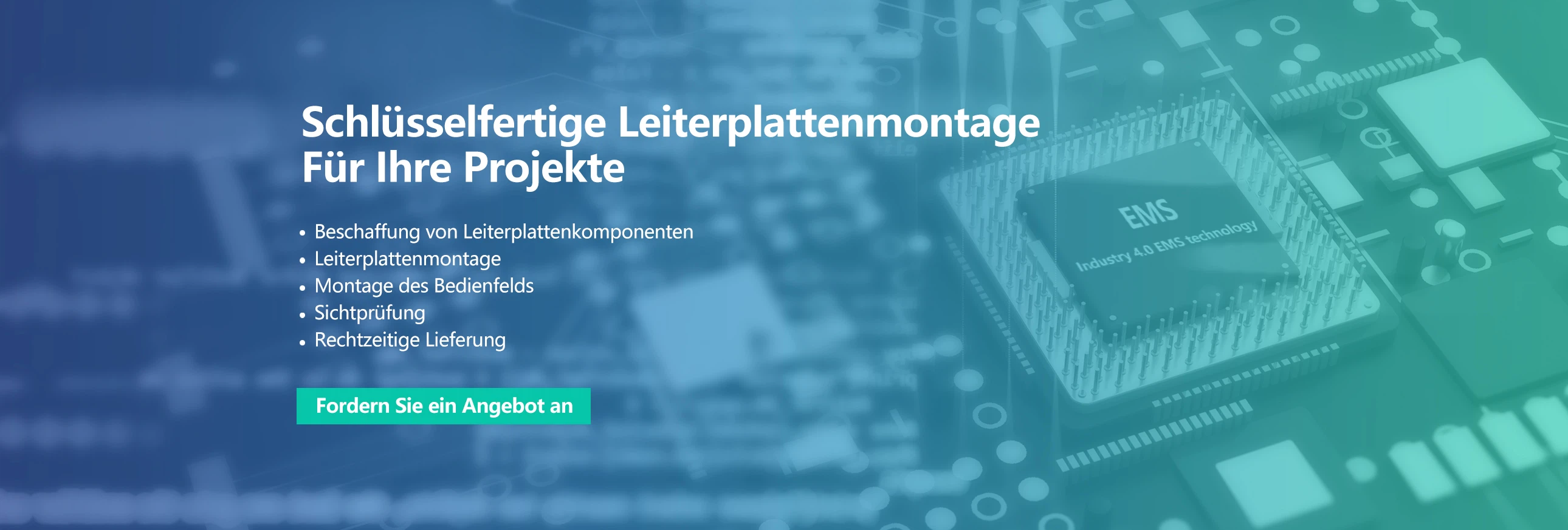 Schlüsselfertige Leiterplattenmontage Für Ihre Projekte